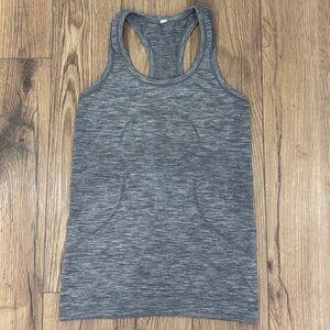 Lululemon Swiftly Tech Racerback Tank Top In Gray Size 4